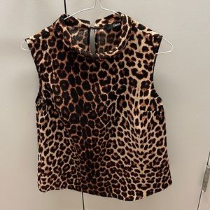 OASIS leopard blouse (New)